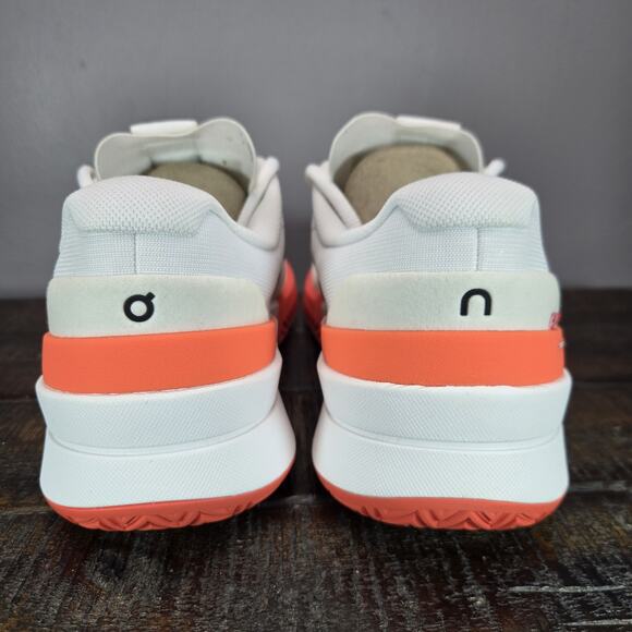 NEW On Cloud The Roger Pro 2 Womens Size 7.5 Court Tennis Shoes White Orange - Picture 4 of 12